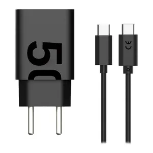 Carregador Motorola Turbo Power Duo, 50W, USB-C, Preto, 278866
