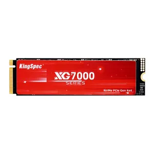 SSD Kingspec XG7000, 1TB, M.2 2280, PCIe NVMe, Leitura 7400MB/s, Gravacao 6600MB/s, XG7000-1TB