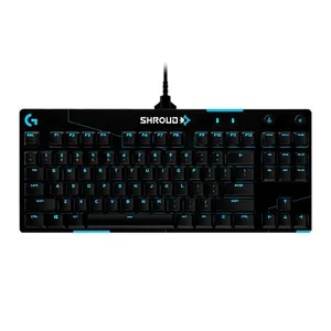 Teclado Mecanico Gamer Logitech G Pro X Shroud Edition, RGB, Switch Red, Preto, 920-009846
