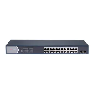Switch Hikvision DS-3E0526P-E/M, 24 Portas PoE, 10/100/1000, Cinza, DS-3E0526P-E-M
