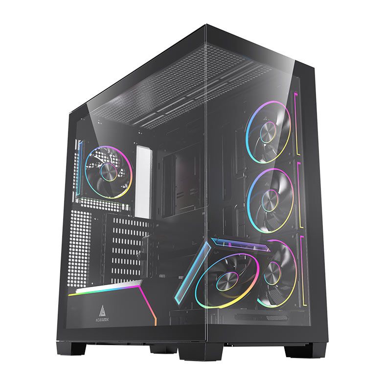 Gabinete Acegeek Nebula Pro Mid-Tower Vidro Preto