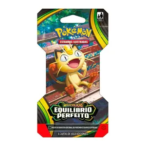 Pokémon TCG, Booster com Embalagem Especial de Megaevolução Equilíbrio Perfeito, 6 cartas, 4444410378