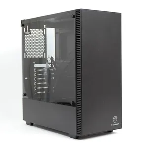 Gabinete Gamer T-Dagger Cube Preto Lateral Vidro, T-TGC305B