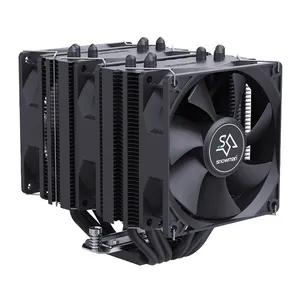 Cooler Para Processador Snowman MX6 V3, 3x90mm, Preto, MX6-V3-BK-WD-4P-3FAN-BK