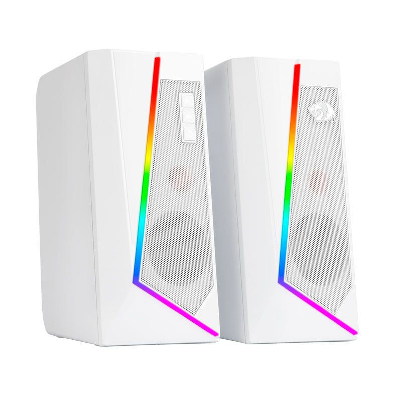 Caixa Som Redragon Anvil RGB 5W Branca GS520W