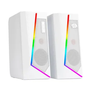 Caixa Som Redragon Anvil RGB 5W Branca GS520W