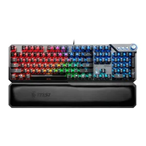 Teclado Mecanico MSI Vigor GK71 Sonic, RGB, Switch Azul, Preto, VIGOR-GK71-SONIC-BL-AM