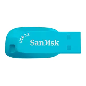 Pen Drive SanDisk Ultra Shift, 128GB, USB 3.2, Azul, SDCZ410-128G-G46BB