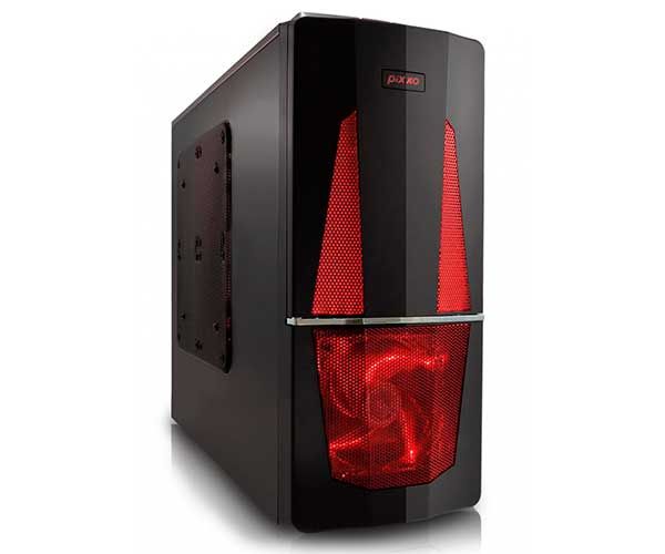 Gabinete Pixxo Gamer Case S/ Fonte Vermelho Usb 3.0  - CG9203EPBB/VERM