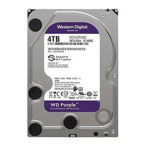 HD Western Digital WD Purple, 4TB, 3.5, 5400RPM, Sata III 6GB/s, Cache 256MB, WD43PURZ