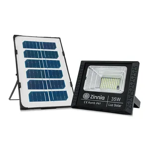 Refletor Solar Zinnia ZRS35, Led, 35w, Bateria 1600Mah, Com Controle Remoto, IP67, ZNE-ZRS35-01