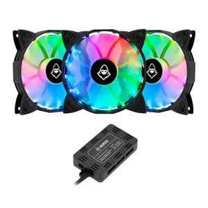 Kit Ventoinhas Mancer Z100 RGB 3x120mm + Controladora, MCR-Z10RGB-01