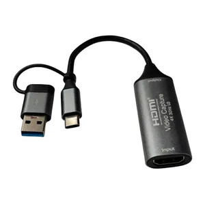 Placa Captura F3, Hdmi, 4k 60hz Streaming, JC-TYC-USB-CAP