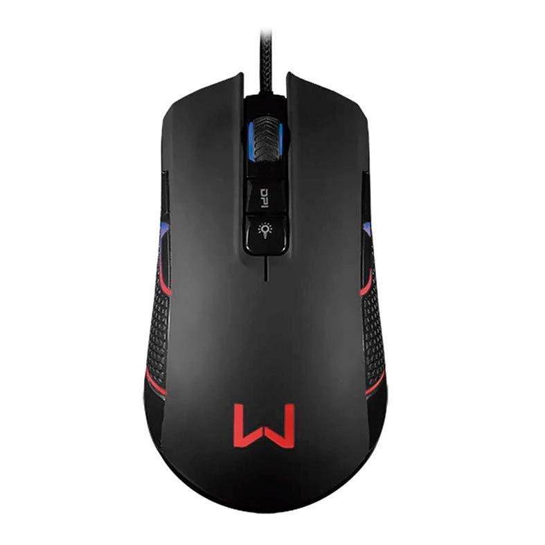 Mouse Gamer Multi Warrior Perseus RGB 4000DPI 9 Botoes USB, MO275