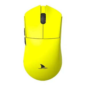 Mouse Gamer Darmoshark M3-4K, Wireless, 26000DPI, 5 Botoes, Amarelo, 2-MG-M34K-YL-WW