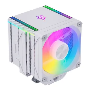 Cooler Para Processador Snowman MT660 V4, ARGB, 2x120mm, Branco, MT660-V4-WH-ARGB
