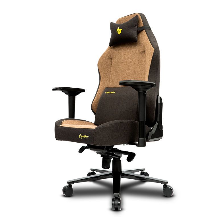 Cadeira Gamer Pichau Nova Signature Caramel, Espuma Moldada, Braco 4D, Marrom, PG-NVS-CR01