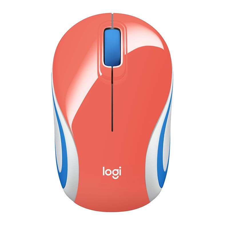 Mini Mouse Logitech M187 Wireless Coral, 910-005362