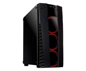 Gabinete Gamer Mymax Eclipse USB 3.0 Preto LED Vermelho, MCA-FC-EC09A/RD