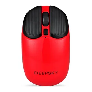 Mouse Gamer Deepsky BG-90, 4000DPI, 5 Botoes, Wireless, Vermelho, MG-BG90-RD-WW