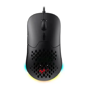 Mouse Gamer Havit MS963, RGB, USB, 12400DPI, 7 Botoes, Preto, HVMS-MS963-BK