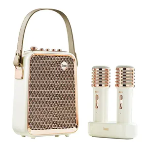Caixa de Som E Karaoke Divoom Songbird, 50w Rms, Bluetooth, Branca, SONGBIRD-HQ-WHITE