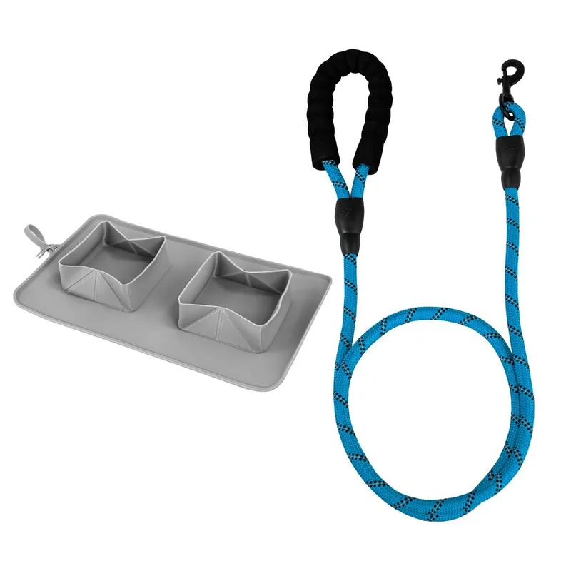 Kit Passeio HikingRope1 1,5m azul, RollUpBowl1