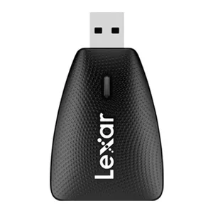 Leitor De Cartao De Memoria Lexar, Multi-Card 2-in-1, USB 3.1, SD/MicroSD, Preto, LRW450UBNA