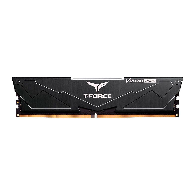 Memoria Team Group T-Force Vulcan, 8GB (1x8GB), DDR5, 5200MHz, CL40, Preta, FLBD58G5200HC40C01