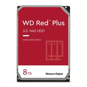 HD WD Red Plus, 8TB, 3.5, 7200 RPM, Sata III 6GB/s, Cache 256MB, WD80EFBX
