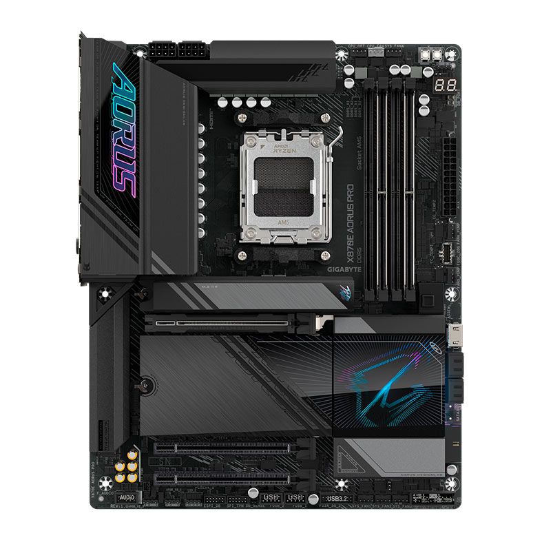 Placa Mae Gigabyte X870E Aorus Pro DDR5 Socket AM5 ATX Chipset X870E