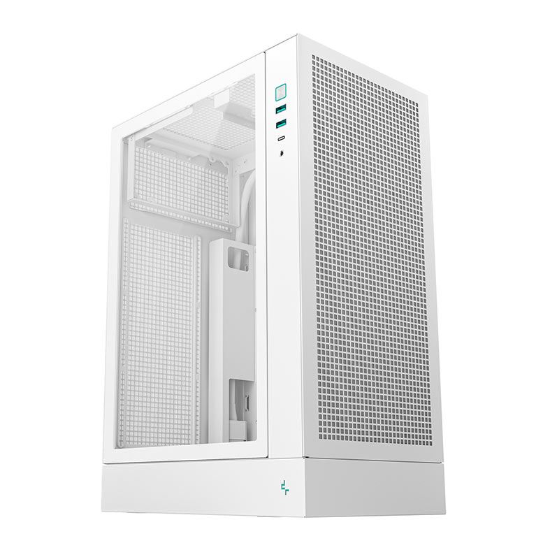 Gabinete Gamer Deepcool CH170 Plus Mini-Tower Vidro Branco