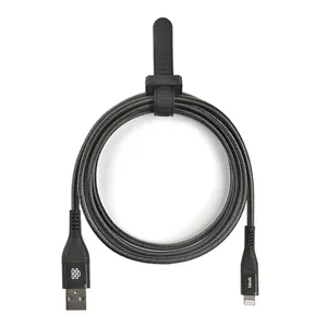 Cabo USB Para Lightning Handz, 1,5m, Nylon 500D, Preto, UC-L