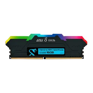 Memoria Aitek Delta NeonPulse, RGB, 16GB (1x16GB), DDR5, 6400MHz, C38, Preto, DELTA-ME6416
