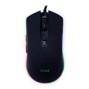 Mouse Gamer Dazz 3406FAL, RGB, 6400DPI, 7 Botoes, Preto, 62000085
