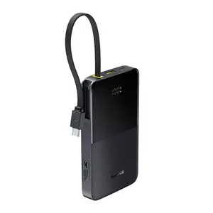 Power Bank Baseus EnerFill FC51 Bipow2 Pro, Com Display Digital, 10000mAh, Preto, E0027600