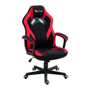 Cadeira Gamer Duex DX9025R, Preta e Vermelha, DX9025R