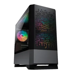 Gabinete Gamer Cougar MG 140 Air, RGB, Mini-Tower, Lateral de Acrilico, Com 3 Fans, Preto, 385JM80.0001