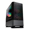 Gabinete Gamer Cougar MG 140 Air, RGB, Mini-Tower, Lateral de Acrilico, Com 3 Fans, Preto, 385JM80.0001