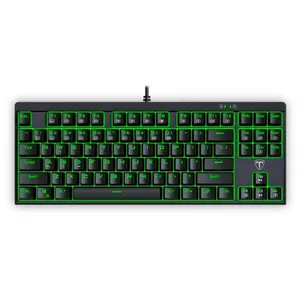 Teclado Mecanico T-Dagger Corvette Rainbow, T-TGK302-BL