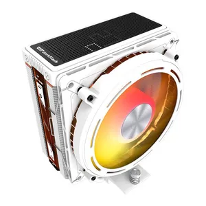 Cooler Para Processador Aigo DarkFlash E400, ARGB, 120mm, Branco, E400-WH