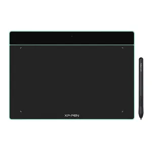 Mesa Digitalizadora XP-Pen Deco Fun L CT1060, Resolucao 5080 LPI, Niveis de Pressao 8192, Verde, DECO-FUNL-G