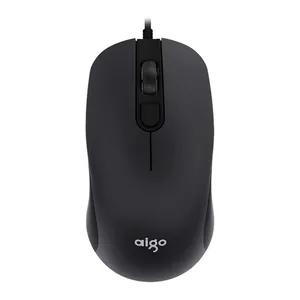 Mouse Aigo Q21 4D, 1600DPI, 4 Botoes, Preto, Q21-4D