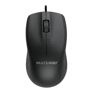 Mouse Multi MO308, 1200DPI, USB, Preto, MO308