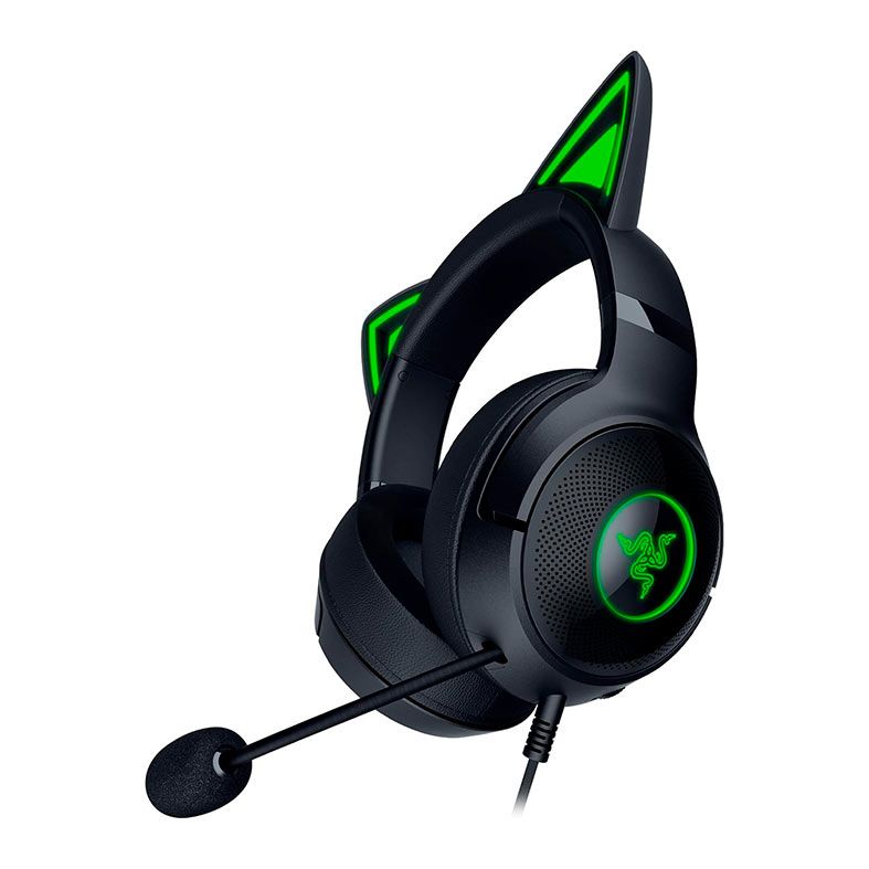 Headset Gamer Razer Kraken Kitty V2 Preto RZ04-04730100-R3U1