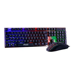 Kit Teclado e Mouse DAZZ Diamond Dust, Rainbow, ABNT2, 3600DPI, 62000098