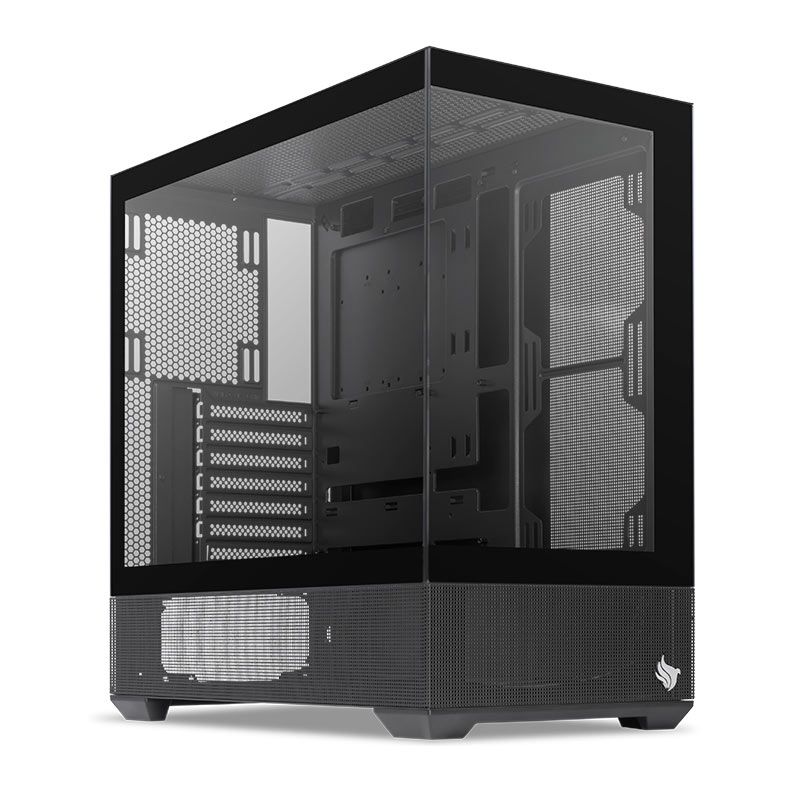 Gabinete Gamer Pichau Magpie 4X, Mid-Tower, Lateral de Vidro, Preto, PG-MAG4X-BK
