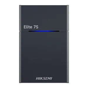 SSD Portatil Hiksemi Elite 7S, 2TB, USB 3.2/USB-C, Cinza, HS-ESSD-ELITE-7S-2T