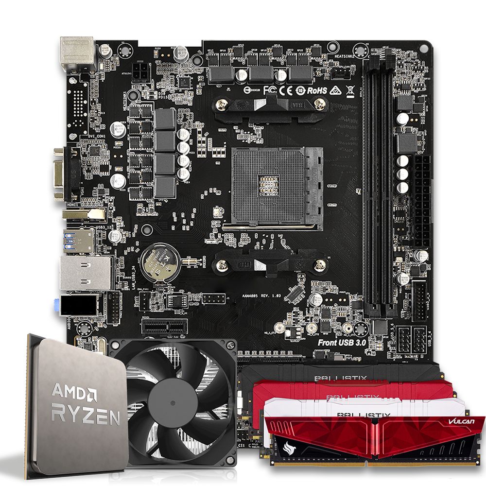 Pichau Kit Upgrade Ryzen 5 5600GT A320M 16GB DDR4