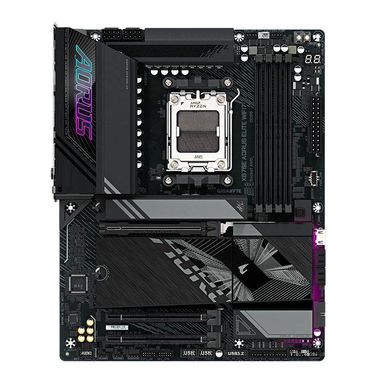 Placa Mae Gigabyte X870E Aorus Elite WIFI7, DDR5, Socket AMD AM5, ATX, Chipset AMD X870E, X870E-A-ELITE-WIFI7